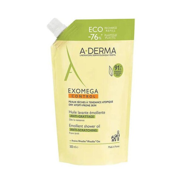 A derma exomega huile lavante 500ml eco