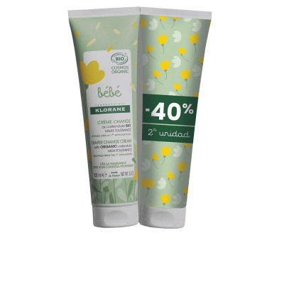 Klorane bebe cr cambio pañal bio 2x100ml