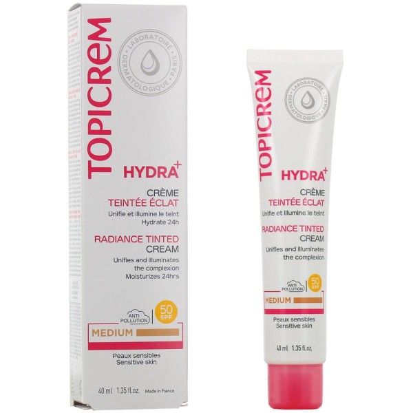 Topicrem hydra(+) cr color spf50 m 40ml