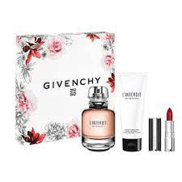 Givenchy L'interdit Eau Parfum 80ml + Leche Corporal 75ml + Mini Labial 333