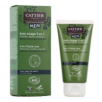 Cattier homme cuidado facial 3 en 1 50ml