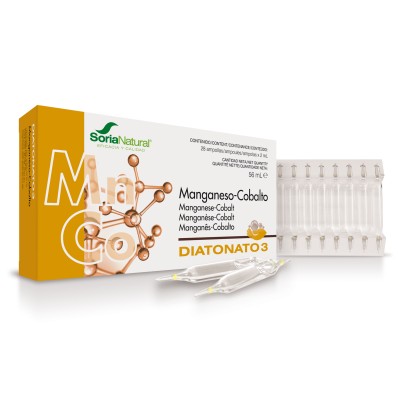 Soria Diatonato 3 Manganeso-Cobalto 28 Ampolllas X 2ml