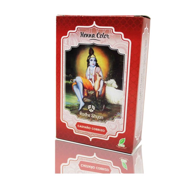 Henna Radhe Castaño Cobrizo Polvo 100g