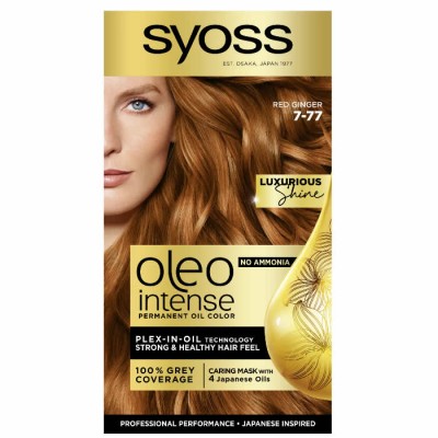 Syoss Oleo Intense Tinte Permanente 7-77 Cobrizo Vibrante