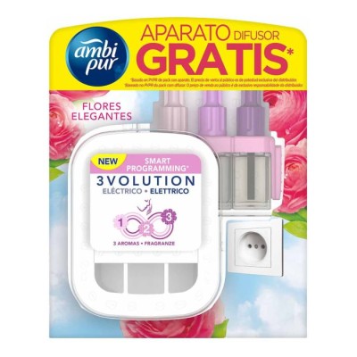 Ambi Pur 3 Volution Flores Elegantes Ambientador Completo