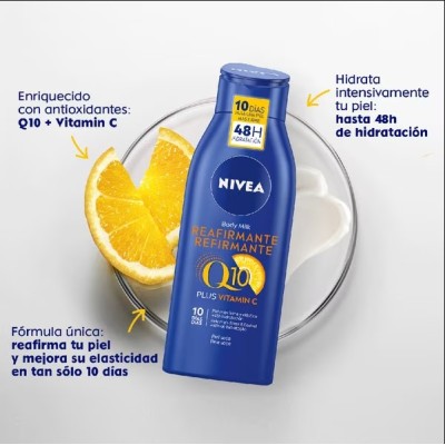 Nivea Q10 Plus Body Lotion Reafirmante 400ml