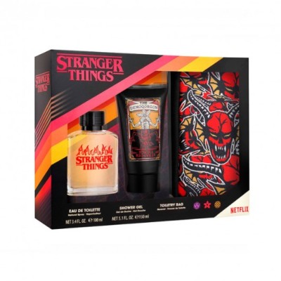 Stranger Things Men Eau De Toilette Spray 100ml Set 3 Piezas