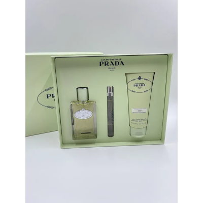 Prada Infusions Iris Eau Parfum 100ml + Leche Corporal 100ml + Roll-on 10ml