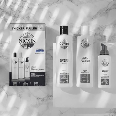 Nioxin Sistema 2 - Acondicionador - Cabello Fino, Natural y Muy Debilitado - Paso 2 300ml