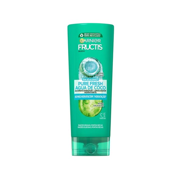 Garnier Fructis Pure Fresh Agua De Coco Acondicionador 300ml