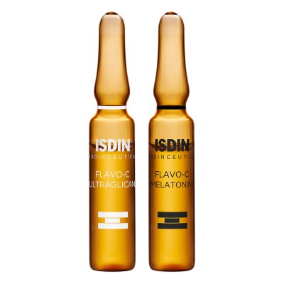 ISDIN FLAVO-C ULTRAGLICAN + FLAVO-C MELATONIN SERUM REPARADOR 10UN