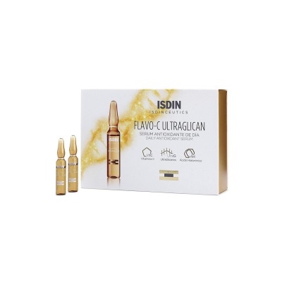 ISDIN FLAVO-C ULTRAGLICAN SERUM DE DIA ANTI-OXIDANTE 10UN