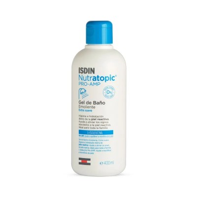 ISDIN NUTRATOPIC GEL DE BAÑO EMOLIENTE SUAVE PIEL ATOPICA 400ML