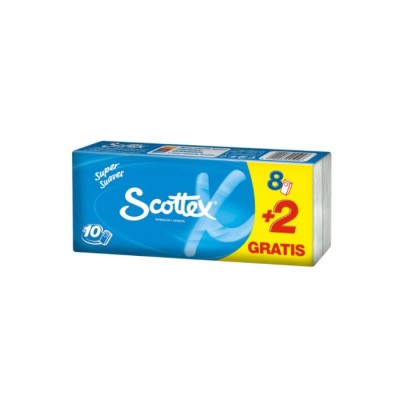 SCOTTEX PAÑUELOS BOLSILLO PACK 8 UD