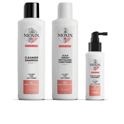 Nioxin Sistema 3 - Kit - Tratamiento Para Cabello Teñido Ligeramente Debilitado 3 Piezas