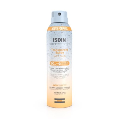 ISDIN WET SKIN SPRAY FOTOPROTECTOR SPF50 PIEL ATOPICA 250ML VAPORIZADOR