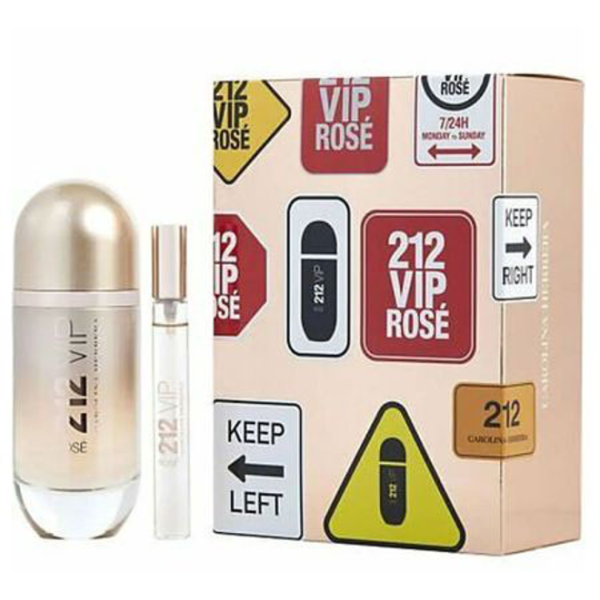 Carolina Herrera 212 Vip Rose Edp Sp 80ml Mega Sport Tr 23 10ml Set