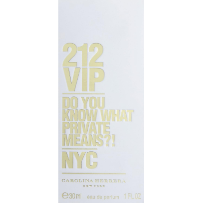 Carolina Herrera 212 Vip Eau De Perfume Spray 30ml