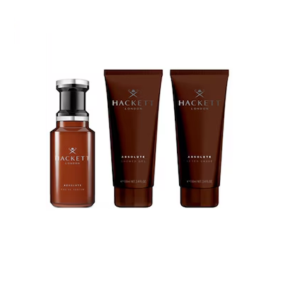 Hackett Absolute Eau De Perfume Spray 100ml Set 3 Piezas