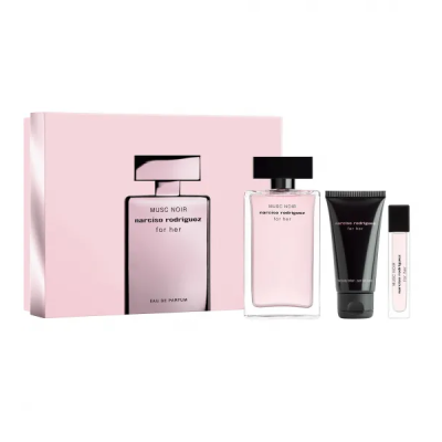 Set Narciso Rodriguez Musc Noir Edp 100ml Body 50ml Mini 10ml