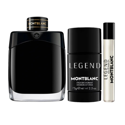 Montblanc Legend Eau De Perfume Spray 100ml Set 3 Piezas