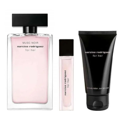 Narciso Rodriguez For Her Musc Noir Eau De Parfum Spray 100ml Christmas Set