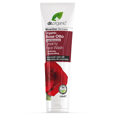 Dr Organic Rose Otto Crema Facial Limpiadora 150ml