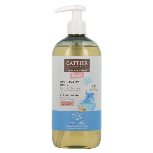 Cattier gel baño bebe 500ml