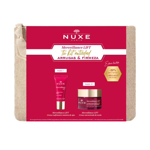 Nuxe merveillance lift cr noche 50ml + contorno de ojos 15ml