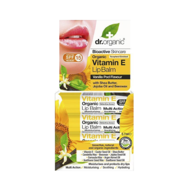 Dr Organic Vitamin E Bálsamo Labial 15SPH 5.6ml