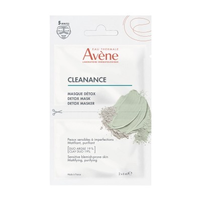 Avene cleanance masque detox 2x6ml