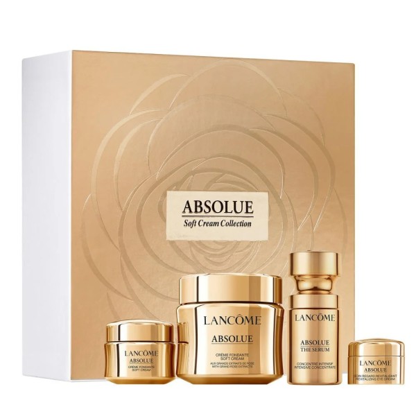 Lancome absolue crema soft 60ml + crema soft 15ml + serum 15ml + contorno de ojos 5ml