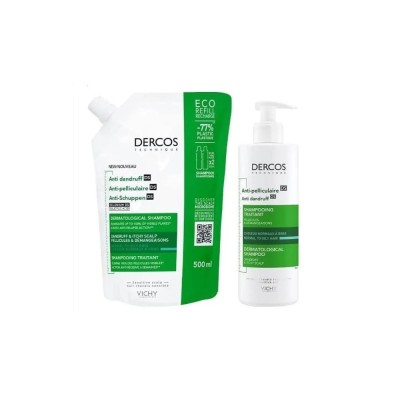 Vichy dercos anticaspa sh gra 400ml+ rec