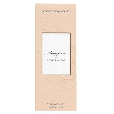 ADOLFO DOMINGUEZ AGUA FRESCA DE ROSAS BLANCAS EAU DE TOILETTE 120ML VAPORIZADOR