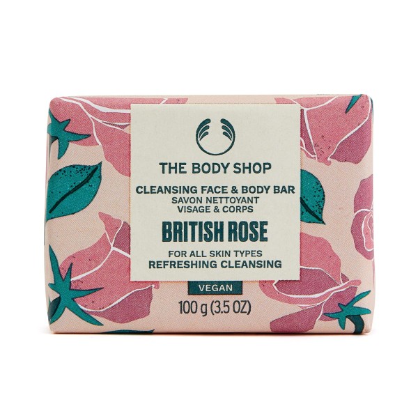 Body shop british rose soap 100g