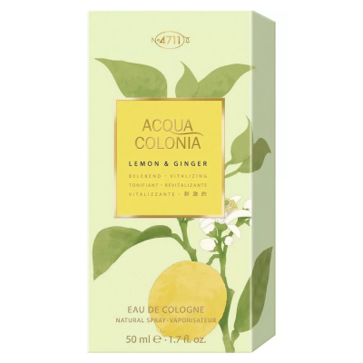 4711 Acqua Colonia Lemon And Ginger Eau De Cologne Spray 50ml