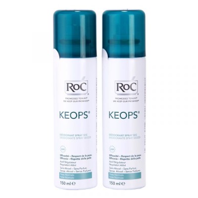 Roc keops spray seco 2x150ml