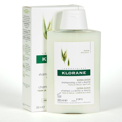 Klorane champu leche avena 200ml