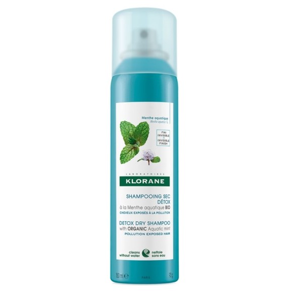 Klorane champu seco menta acuatica 150ml