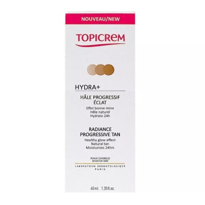 Topicrem hydra(+) bronceado progres 40ml