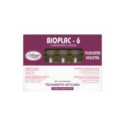 Nurana Bioplac-6 Tratamiento Anticaída Ampollas 6x10ml