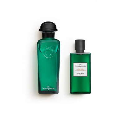 Hermès Hermes Paris Eau D'orange Verte Eau De Cologne 100ml Spray Gel De Baño 80ml