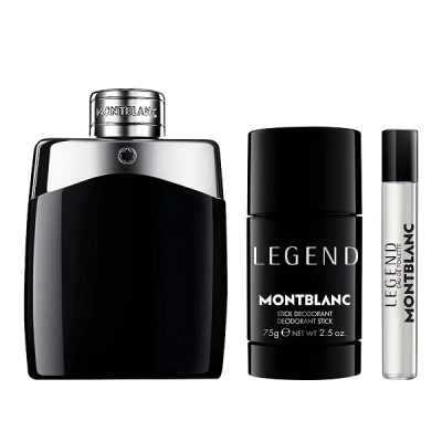 Montblanc Legend Eau De Toilette Spray 100ml Set 3 Piezas