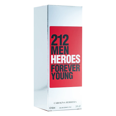 CAROLINA HERRERA 212 HEROES EAU DE TOILETTE FOREVER YOUNG 90ML