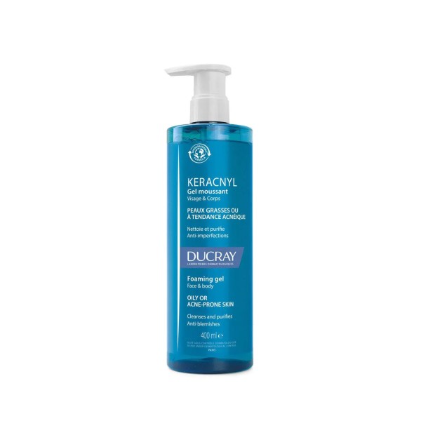 Ducray keracnyl gel moussant 400ml