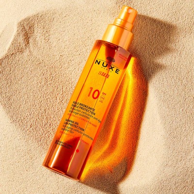 Nuxe sun huile bronzante spf10 150ml