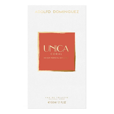 Adolfo Dominguez Unica Coral Eau De Toilette Spray 50ml