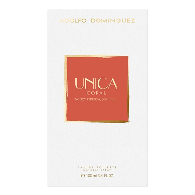 Adolfo Dominguez Unica Coral Eau De Toilette Spray 100ml