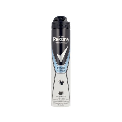 REXONA MEN INVISIBLE DESODORANTE ANTI-MANCHAS SIN ALCOHOL ICE FRESH 200ML VAPORIZADOR