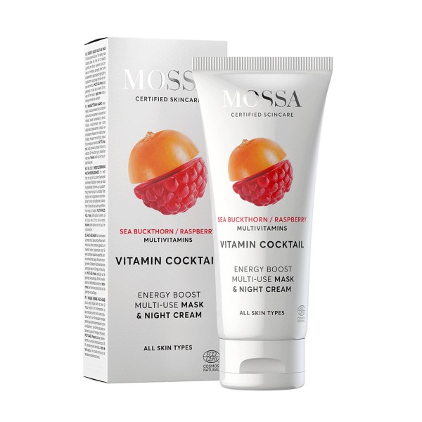 MOSSA VITAMIN COCKTAIL ENERGY BOOST MULTI-USO CREMA DE NOCHE MULTI-VITAMINS 60ML